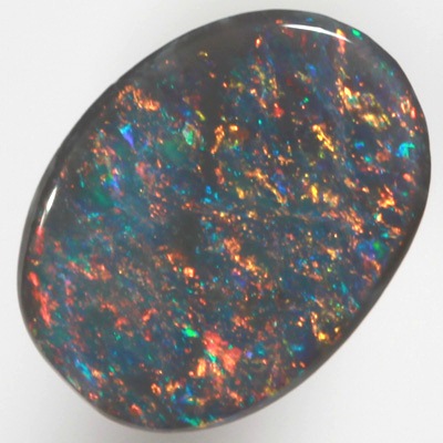 SOLID BLACK OPAL Bright and sparkling Pinfire pattern 
